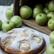 Versunkener Apfelkuchen © Melanie Limbeck, das Mundwerk